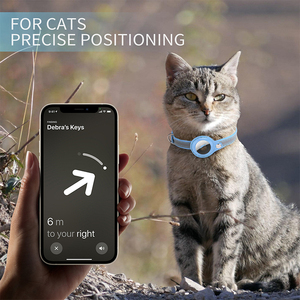 <span class=keywords><strong>Collar</strong></span> Ajustable para Mascotas, <span class=keywords><strong>Collar</strong></span> Antipérdida para Perros y Gatos con Soporte para <span class=keywords><strong>Airtag</strong></span>, Accesorios para Gatos con Hebilla, Tallas XS, S, M - Product Image 3