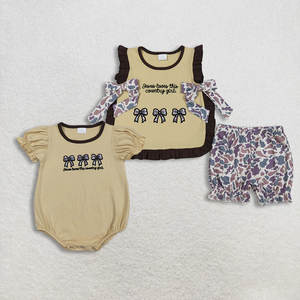 Conjunto de Ropa de Verano para Niños Pequeños, Niñas y Niños, Camiseta de Manga Corta con Bordado de Letras y Pantalones Cortos a Rayas, 2 Piezas - Product Image 6