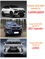 Kit de carrosserie d'usine pour Fortuner 2012 mise à niveau vers LEXUS 4x4 pare-chocs avant pare-chocs arrière Fortuner 2012 mise à niveau LX