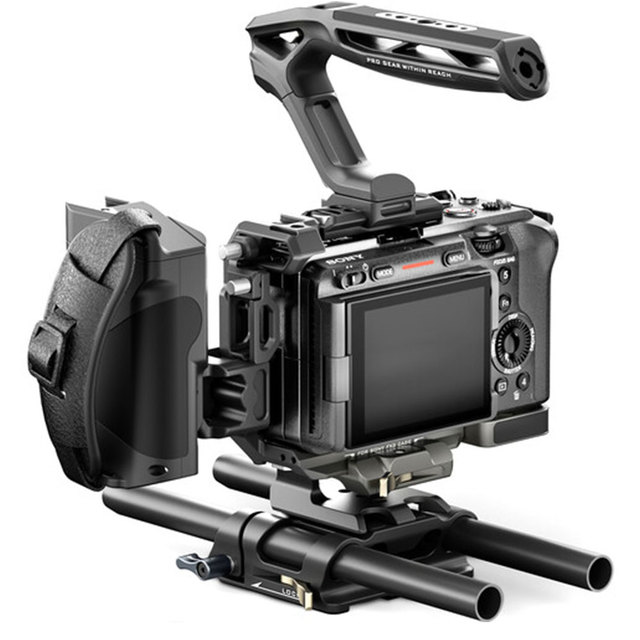 Tilta TA-T16-C-B Black Top Handle Advanced Side Handle Baseplate Camera Cage Kit for Sony FX3/FX30 V2