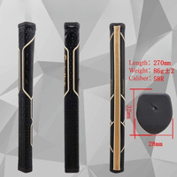 Poignée de putter de golf ergonomique en forme de pistolet, longueur 270 mm, 85 g, calibre 58R, poignée de remplacement pour club de golf en PU antidérapante texturée GTR1