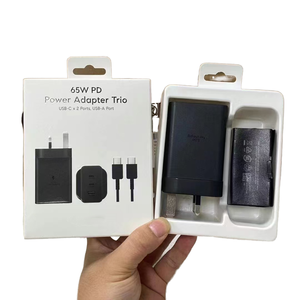 Factory Price 3 Ports US Fast Charging Wall Charger EP-T6530 High Quality Type C Charger Set for <strong>Samsung</strong> <strong>S22</strong> 21 20 UK <strong>Plug</strong> 3 Pin - Product Image 1