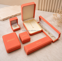 Scatola per Gioielli Personalizzata con Logo in Lamina d'Oro, Confezione Regalo Ecologica in Similpelle, Produzione all'Ingrosso