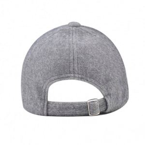 Wholesale High Quality <b>Women</b> <b>Winter</b> <b>Hat</b> Solid Color <b>Winter</b> Warm Wool Cashmere Baseball Caps - Product Image 6