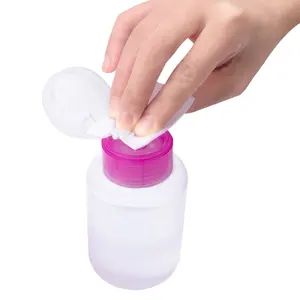 Vuoto di plastica nail polish remover pompa bottiglie di Alcol Bottiglie di Liquido Press Pompaggio con 33/410 pompa dispenser