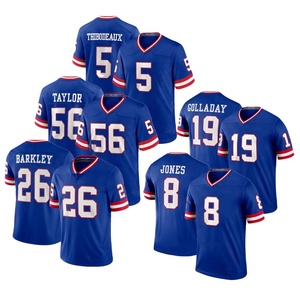 Logotipo OEM Saquon Barkley Hombres 26 Jerseys 8 Jones 5 Thibodeaux Stitched VP Limited <span class=keywords><strong>Untouchable</strong></span> Jersey Juego de fútbol Jerseys - Product Image 1