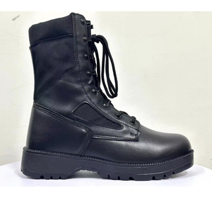 Bottes de combat tactiques en daim marron foncé Coyote HPB0302 personnalisées, légères pour l'été, avec manchons Oxford - Product Image 3
