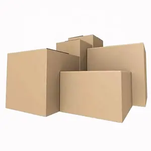 OEM 공장 선물 종이 우유 물병 로고와 맞춤형 판지 이동 상자