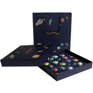 Hot Sale <strong>Galaxy</strong> <strong>Chocolate</strong> <strong>Gift</strong> Box Sweet Candy Packaging Festival Favor with Embossing and Matt Lamination for Holiday &amp; Event - Product Image 3