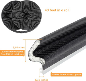 Joint de <span class=keywords><strong>porte</strong></span> à coupe-froid extra épais Joints de <span class=keywords><strong>porte</strong></span> insonorisés pour portes extérieures Cadre <span class=keywords><strong>Bloc</strong></span> en forme de V - Product Image 5