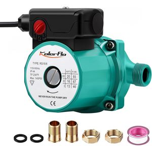 Pompe de circulation d'eau KolerFlo 3/4 pouce RS15/6 115V 60Hz pour système de chauffe-eau - Product Image 2