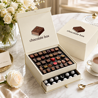 Caja de Regalo de Papel Reciclable Personalizada con Diferentes Formas, Impresión Elegante, Cierre Magnético, Caja de Embalaje para Chocolates, Caja para Regalo