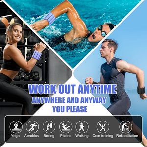 Poids de poignet et de <span class=keywords><strong>cheville</strong></span> en silicone réglables de 1 lb, 2 lb, 4 lb, en <span class=keywords><strong>acier</strong></span> inoxydable antidérapant pour <span class=keywords><strong>cheville</strong></span> - Product Image 6