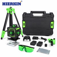 HIERKIN Outils de chantier puissants, outil multifonction sans fil, dispositif de nivellement laser pour chantier industriel, niveau laser rotatif