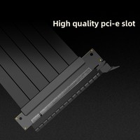 Câble d'extension de carte graphique SKTC PCIe 3.0 16x flambant neuf, disponible en angles 180° et 90°, entièrement compatible et pleine vitesse
