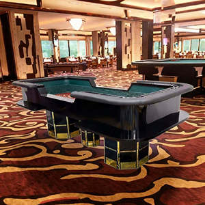 Table de Craps Professionnelle Qualité Casino Portable avec Design Personnalisé, Éclairage et Motif Personnalisable, Caoutchouc – Prix Abordable - Product Image 1