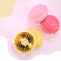 Boîte de rangement pour faux-cils, pièces, emballage dans mini valise, pour cils pelucheux