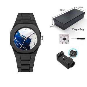 Montre pour homme simple, étanche, ultra-fine, polyvalente, à quartz, résistance à l'eau 10m, verre minéral, aiguilles, pour examen de la fonction publique - Product Image 1