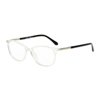 Montura de Gafas Ópticas Transparentes y Sencillas, Diseño Cuadrado Moderno con Aro Completo, Cómodas para Unisex, Aptas para Todas las Formas de Rostro JNLOO RS2406