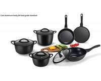 Bon prix Nouveau produit Casseroles Casseroles Batterie de cuisine Die Cast Batterie de cuisine antiadhésive Aluminium antiadhésif Batterie de cuisine