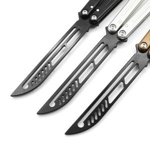 Новое поступление, портативные качели, игрушки для релаксации, авиационная алюминиевая ручка, нож-бабочка, тренировочный нож для кемпинга на открытом воздухе, DIY OEM - Product Image 2
