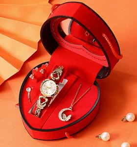 Valentine's Day Promotion Women's Gift <b>Set</b> with Bracelets <b>Watches</b> Rings Necklaces Perfect Souvenirs for Girlfriends - Product Image 1