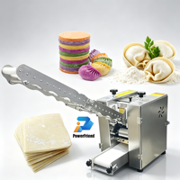 Machine commerciale de bureau entièrement automatique pour la fabrication de peaux de raviolis et de pains, formes ovales, imitation pâte roulée à la main, garantie 1 an, Chine