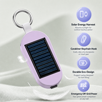 Mini batterie externe solaire sans fil au lithium-ion ultra-mince 2000 mAh, chargeur de secours à onde sinusoïdale pure pour camping, voyage et extérieur