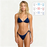 Ensemble de plage sexy, séchage rapide, respectueux de la peau, ensemble bikini deux pièces léger, ne se décolore pas, maillot de bain pour femmes, pour les vacances