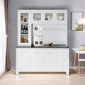Armoire de rangement de cuisine en acier tendance, meuble de cuisine en métal, armoire en acier durable et résistante - Product Image 1