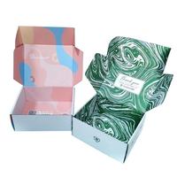 Boîtes d'expédition en carton ondulé imprimées de style nouveau, uniques, avec gaufrage et revêtement UV pour l'emballage de produits de vente au détail
