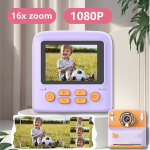 מצלמת צילום מיידי ניידת לילדים X16 עם מסך LCD HD בגודל 2.4 אינץ' להדפסה למסיבות - Product Image 3
