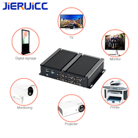 Industriale Fanless Pc Ondersteuning 6 * RS232 RS485 2 * Gigabit Ethernet DDR4 M.2 Ssd Ps/2 Hd 4G Sim Industriële Grade Minipc
