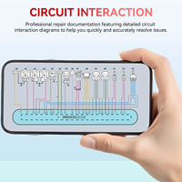 Herramienta de Diagnóstico para Motocicletas JDiag M10, Lector de Códigos OBD2, Escáner con Conectividad Inalámbrica, Prueba de Batería, 12-24V
