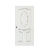 Portes en Bois Moulées Préassemblées Économiques pour Intérieur de Maisons, Apprêt Blanc pour Bureau, pour Porte en Bois, pour Toilettes, Salles de Bain Pliantes