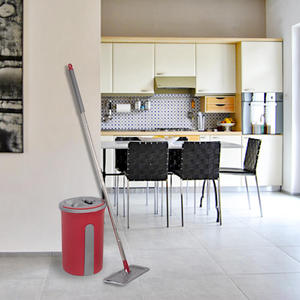Mopa con Cubeta de 12L, Juego de Mopa con Doble Compartimento y 2 Paños de Microfibra - Product Image 6
