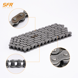 Cadena de Motocicleta SFR <span class=keywords><strong>420</strong></span> de 132 Eslabones, Repuesto para ATV de 50cc, 70cc, 125cc, Quad, Pit Bike, Pocket Bike, Buggy, Metálica - Product Image 2