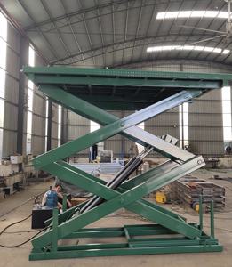 Elevador hidráulico de alta calidad de China, elevador de tijera, elevador de mercancías - Product Image 4