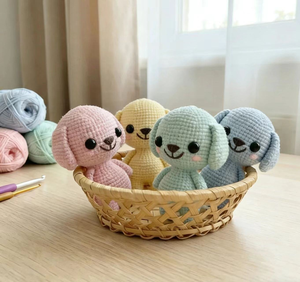 Jouets pour chiens en forme d'animaux mignons, en tissu de coton crocheté à la main, rembourrés de coton PP, cadeaux d'<span class=keywords><strong>anniversaire</strong></span> et de fêtes pour enfants, personnalisables, anti-stress - Product Image 3