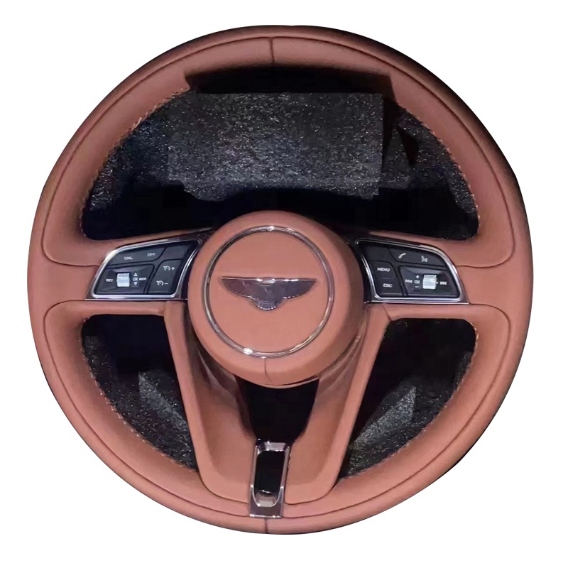 Высококачественное кожаное многоцветное Рулевое колесо для Bentley Flying прямой/Continental GT, новое трехспицевое колесо
