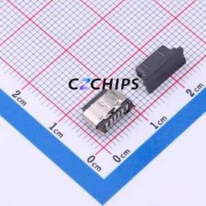 TYPE-C 6P LTH5.0 USB Connector SMD Connector ( Connector Type: Type-C )( Protocol Standard: USB 3.1 )( Gender: Female ) - Product Image 2