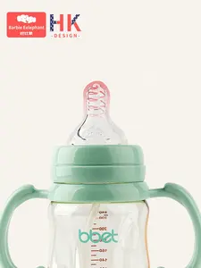 Baby Fles In Voeden Supplies Kids Zuigfles Melk Fles Kopjes Baby Producten Van Alle Soorten Ppsu Plastic Leuke Print patroon