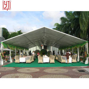 Tente de réception en PVC avec structure en aluminium robuste et résistante au vent, pour mariage ou fête, à vendre en tailles 6x9, 7x7, 6x12 - Product Image 4