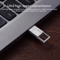 El más nuevo Original Xiao mi 128GB USB Flash Drive 3,2 Tipo C Interfaz dual Teléfono móvil Pequeño Metal U Disco