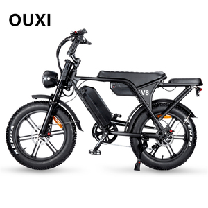 Vélo électrique OUXI C80 20*4.0 pouces, 250W, 25 km/h, 48V, 15Ah, 30Ah, autonomie de 120 km, avec 7 vitesses, vélo électrique de montagne - Product Image 1