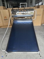 Chauffe-eau solaire pressurisé à plaque plate haute efficacité Lebria 250L pour usage domestique sur toit