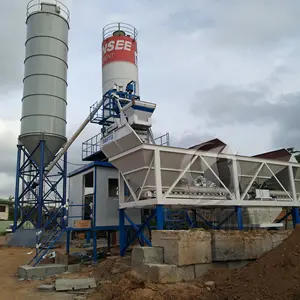 Mini usine de dosage de béton stationnaire Hzs50 prêt à l'emploi prix à vendre équipement préfabriqué en béton Chine centrale à béton