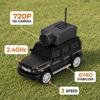 Voiture télécommandée RC avec caméra 720P HD WiFi FPV, jouet pour enfants, mini-voiture électrique 1:64, 2.4GHz, gyroscope, mode photo/vidéo/VR