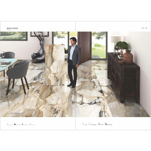 Losas de piedra sinterizada de porcelana brillante Pulpis Pink de 800x2400 mm con aspecto de mármol para encimeras y pisos de cocinas modernas - Product Image 6