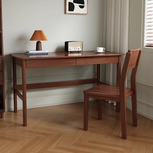 Modern Home 45CM Solid Wood Long Wall <strong>Narrow</strong> Double <strong>Desk</strong> for Study Work Home Office Furniture <strong>Computer</strong> <strong>Desks</strong> - Product Image 1